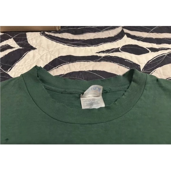 THE VERVE VTG 90s RARE❗️Band Tee T Shirt Green Vintage - Picture 9 of 11